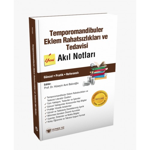 Temporomandibuler Eklem Rahatsızlıkları ve Tedavisi Akıl Notları